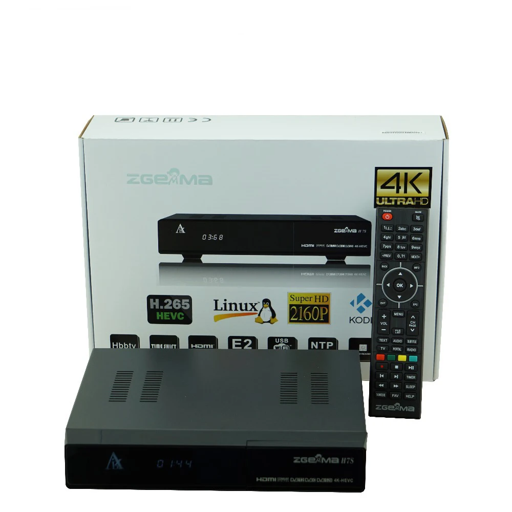 Zgemma H7s 4K Ultra Receiver twin S2x/S2+T2+C DVB Digital Decoder Polska Satellite Receiver
Zgemma H7s 4K Ultra Receiver twin S2x/S2+T2+C DVB Digital Decoder Polska Satellite Receiver