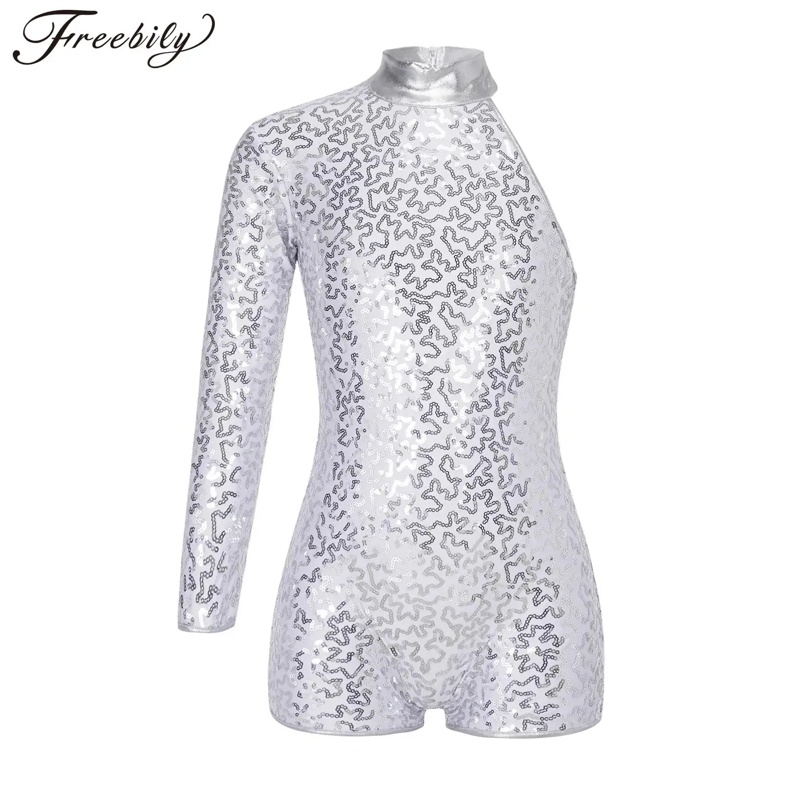 Kids Girls Ballet Dance Leotard Shiny Sequins Long Sleeve Bodysuit Ballerina Costume for Modern Jazz Dancing Stage Performance
Kids Girls Ballet Dance Leotard Shiny Sequins Long Sleeve Bodysuit Ballerina Costume for Modern Jazz Dancing Stage Performance