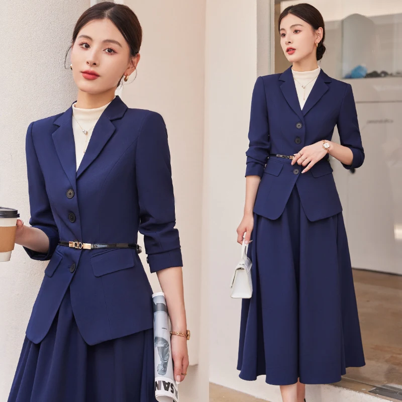 Spring Autumn Office Lady Skirt Set Suit Blazers Casual And A-Line Mid-Legth Skirt Commuter Temperament Suit Two-piece Set
Spring Autumn Office Lady Skirt Set Suit Blazers Casual And A-Line Mid-Legth Skirt Commuter Temperament Suit Two-piece Set