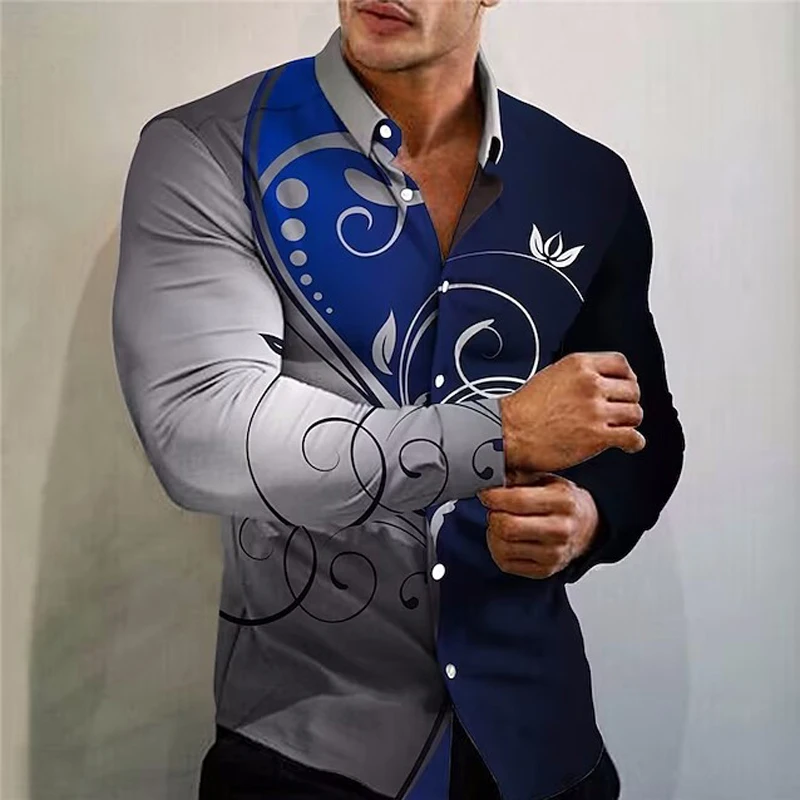 Spring Fashion Shirts For Men Casual Vine Print Oversized Button Long Sleeve Top Mens Clothes Vacation Designer And Blouses New
Spring Fashion Shirts For Men Casual Vine Print Oversized Button Long Sleeve Top Mens Clothes Vacation Designer And Blouses New