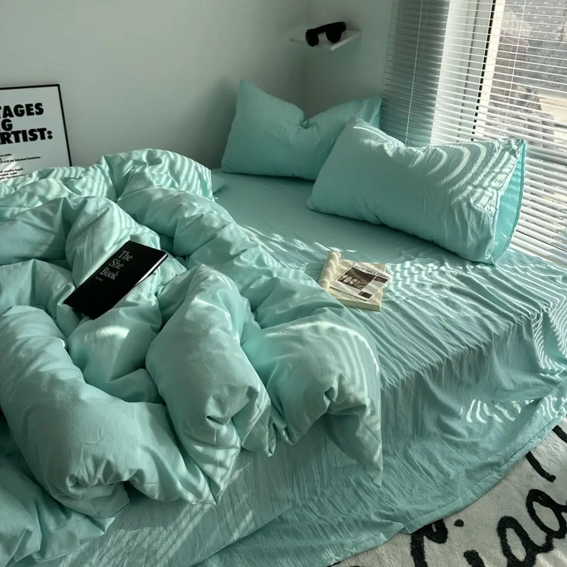4 Pcs Summer King Queen Size Bed Sheets Luxury Double Super plush Bedspread Skin-friendly Machine Washable Fashion Duvet Cover
4 Pcs Summer King Queen Size Bed Sheets Luxury Double Super plush Bedspread Skin-friendly Machine Washable Fashion Duvet Cover
