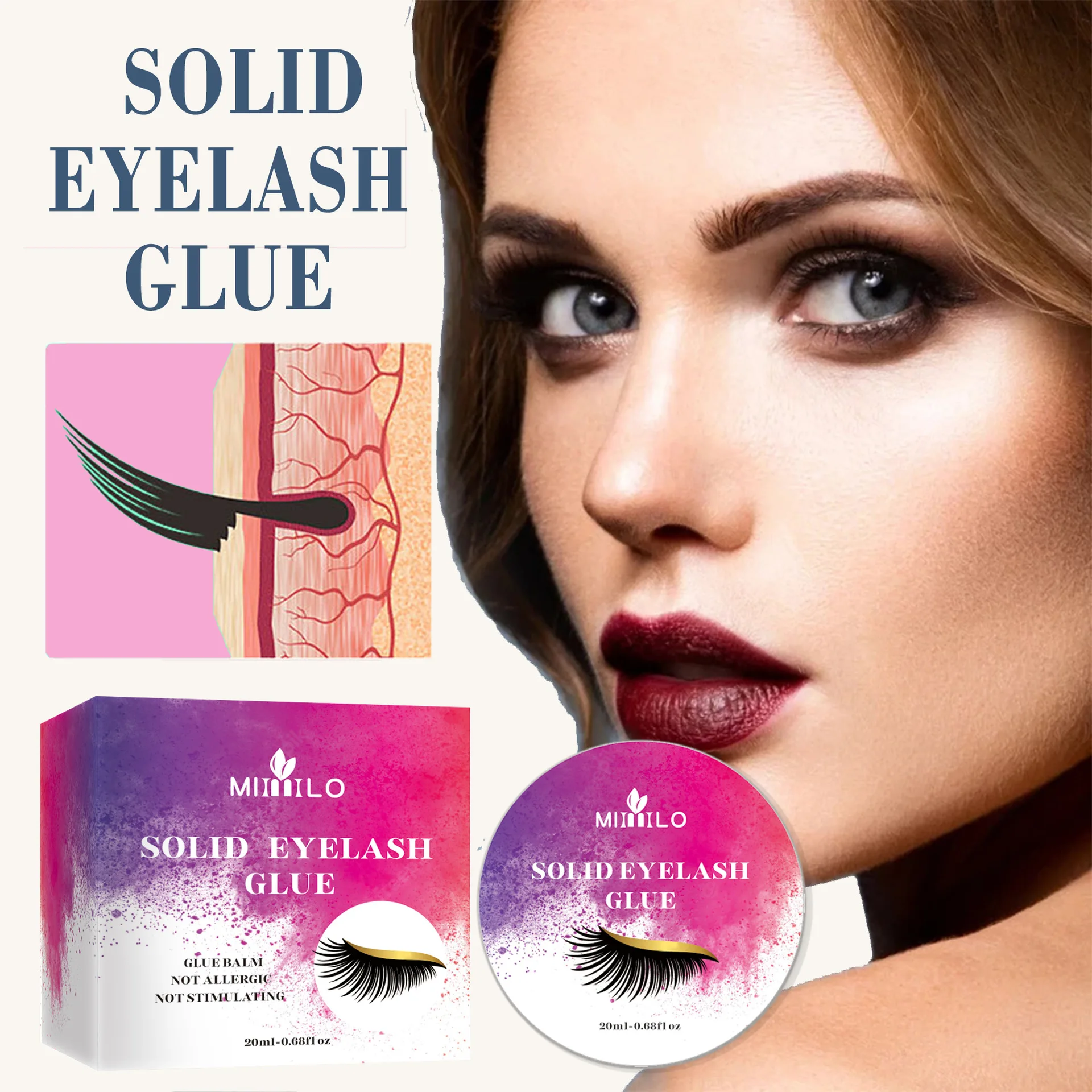 Hot eyelash eyebrows solid glue odorless adhesion strong lasting not easy to lose hot eyelash glue
Hot eyelash eyebrows solid glue odorless adhesion strong lasting not easy to lose hot eyelash glue
