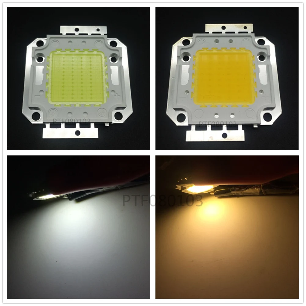 

LED Chip Beads 100W 50W 30W 20W 10W 30-32V Backlight Diode Lamps Cold White Warm White LED Matrix For DIY LED Flood Light Bulbs