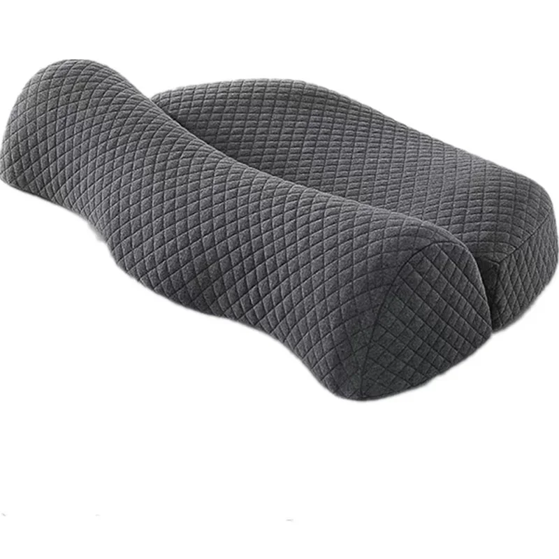 Cervical neck pillow with memory cotton reverse traction and neck curvature correction to aid sleep pillow
Cervical neck pillow with memory cotton reverse traction and neck curvature correction to aid sleep pillow