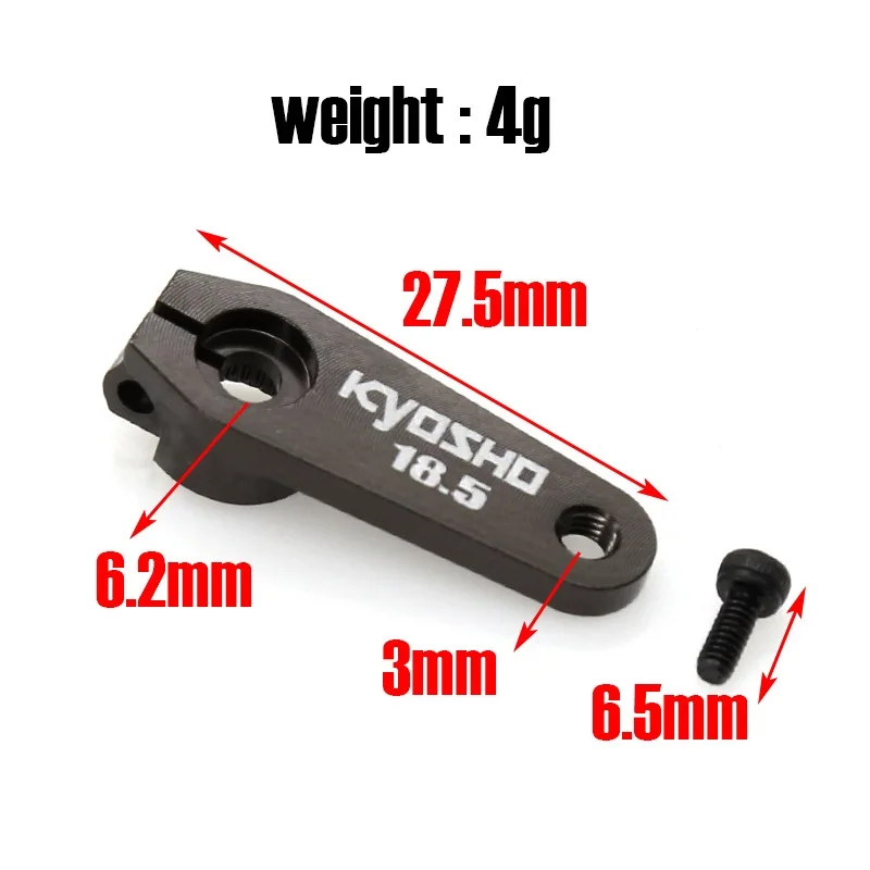 Metal Steering Gear Arm Servo Arm Servo Horn IFW609 for Kyosho MP9 MP10 MP10Te 1/8 RC Car Upgrade Parts Accessories
Metal Steering Gear Arm Servo Arm Servo Horn IFW609 for Kyosho MP9 MP10 MP10Te 1/8 RC Car Upgrade Parts Accessories