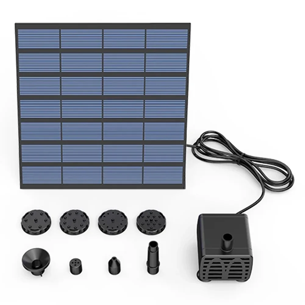 High Efficiency Solar Powered Fountain Pump Set Multiple Nozzles For Pond Garden
High Efficiency Solar Powered Fountain Pump Set Multiple Nozzles For Pond Garden