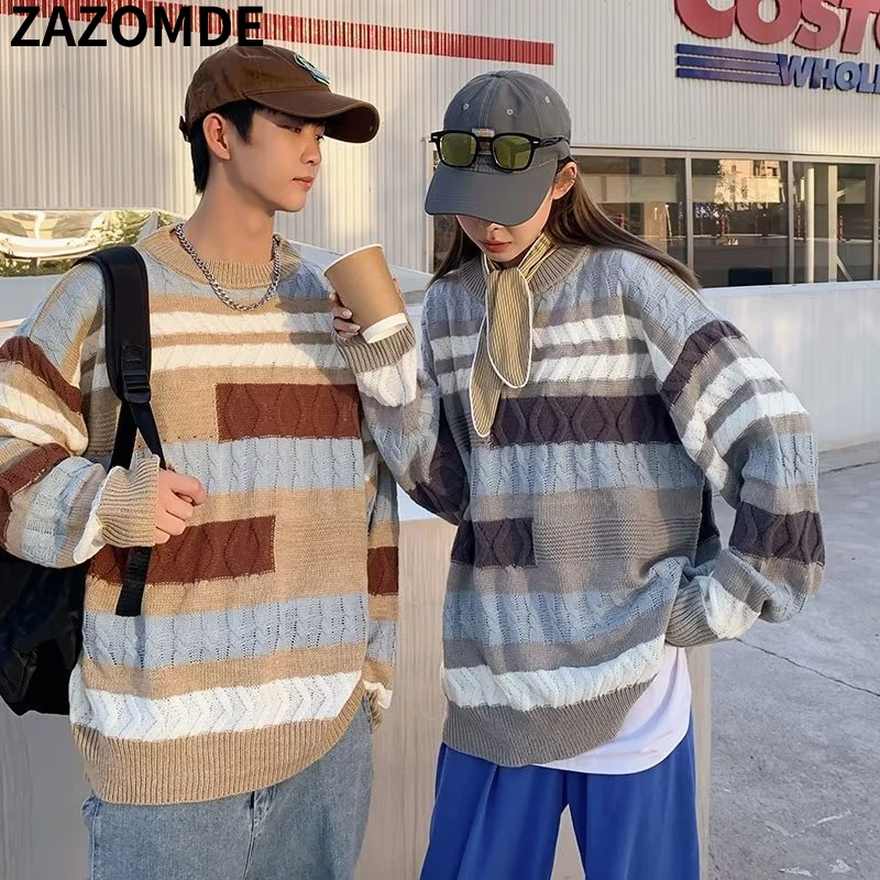 ZAZOMDE New Couples Sweater New Autumn Winter Hip Hop Sweater Men Streetwear Pullover Tops Harajuku Couple Pullovers Sweater
ZAZOMDE New Couples Sweater New Autumn Winter Hip Hop Sweater Men Streetwear Pullover Tops Harajuku Couple Pullovers Sweater