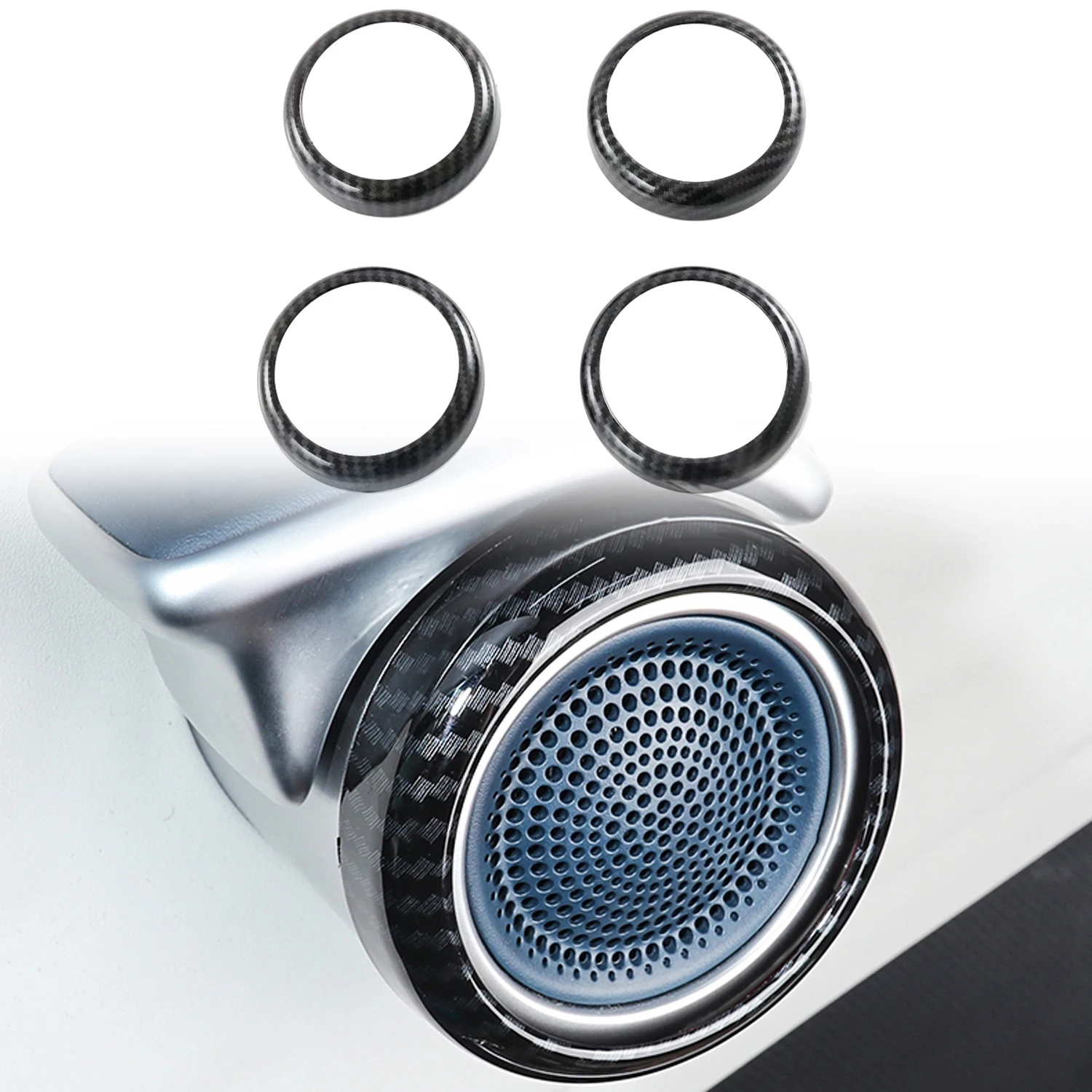 For BYD Atto 3 Yuan Plus 2022 2023 Carbon Fiber Look Interior Door Speakers Cover Trim ABS Car Accessories
For BYD Atto 3 Yuan Plus 2022 2023 Carbon Fiber Look Interior Door Speakers Cover Trim ABS Car Accessories