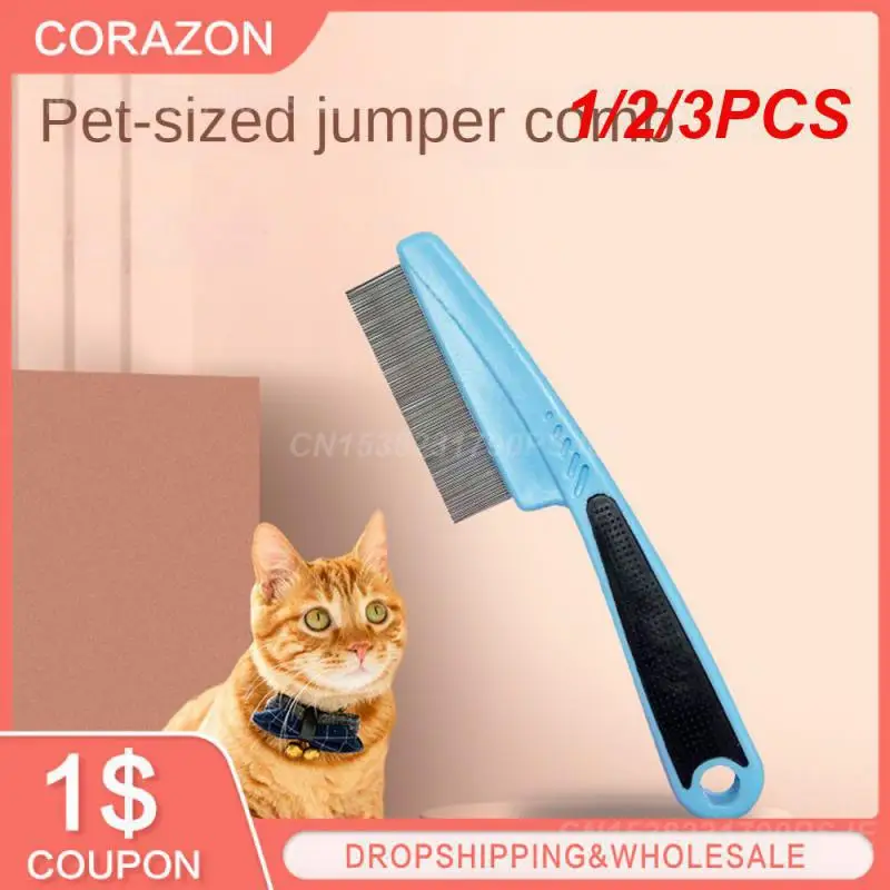 1/2/3PCS Dog And Cat Grooming Comb Blood Circulation Black And Red Durable Stainless Steel Brush For Dogs And Cats
1/2/3PCS Dog And Cat Grooming Comb Blood Circulation Black And Red Durable Stainless Steel Brush For Dogs And Cats