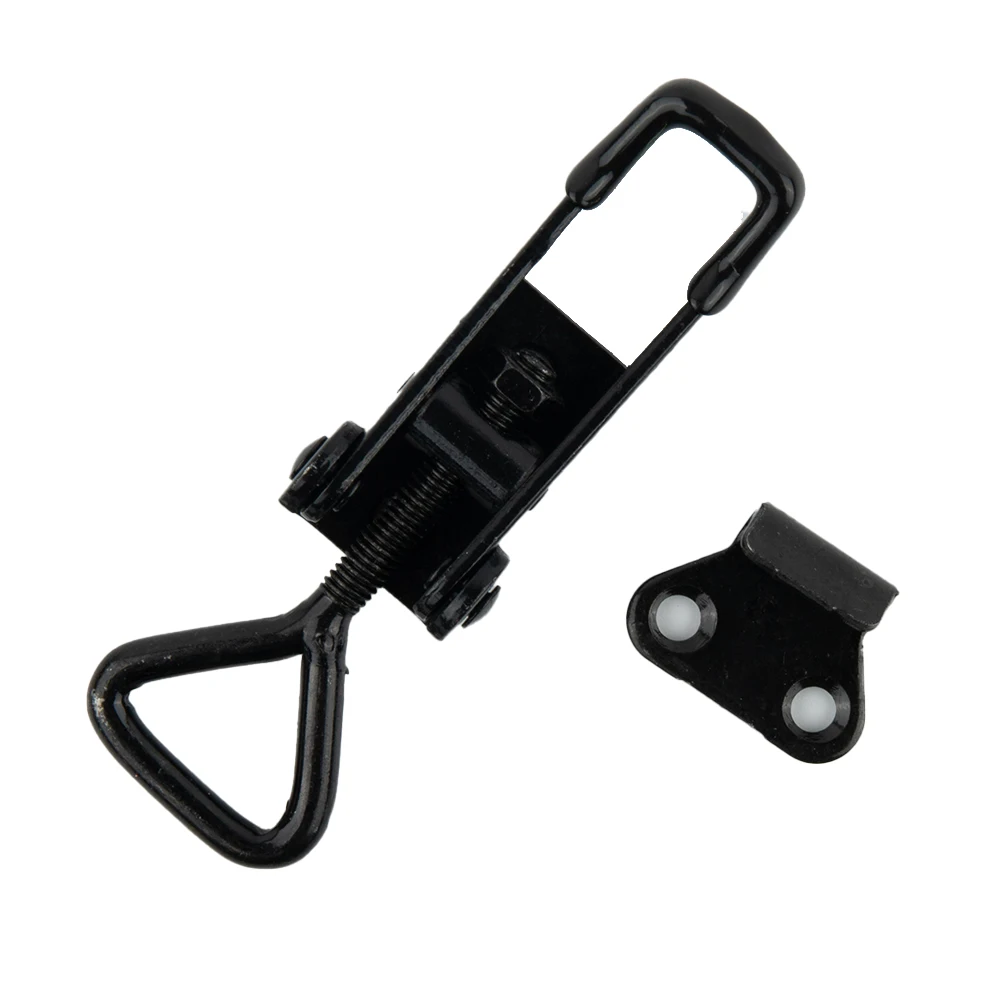 90x27mm Lockers Toggle Clamp Steel Hasp 220lbs Adjustable Black Plated GH-4001 High Carbon Steel Quick Fixture
90x27mm Lockers Toggle Clamp Steel Hasp 220lbs Adjustable Black Plated GH-4001 High Carbon Steel Quick Fixture