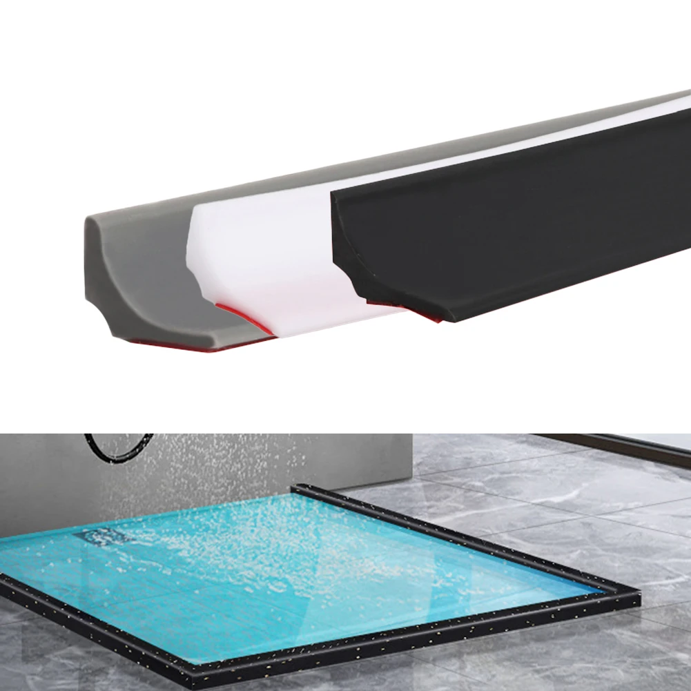 100/200/300/400cm Bathroom Retention Water Barrier Strip Dry Wet Separation Flood Barrier Basin Water Stopper Retaining Strip
100/200/300/400cm Bathroom Retention Water Barrier Strip Dry Wet Separation Flood Barrier Basin Water Stopper Retaining Strip