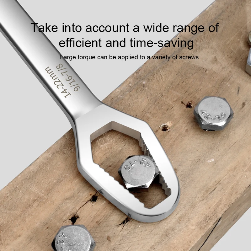 Universal Torx Wrench Adjustable Glasses Wrench 8-22mm Ratchet Spanner for Bicycle Motorcycle Car Repairing Tools Parts Wrench
Universal Torx Wrench Adjustable Glasses Wrench 8-22mm Ratchet Spanner for Bicycle Motorcycle Car Repairing Tools Parts Wrench