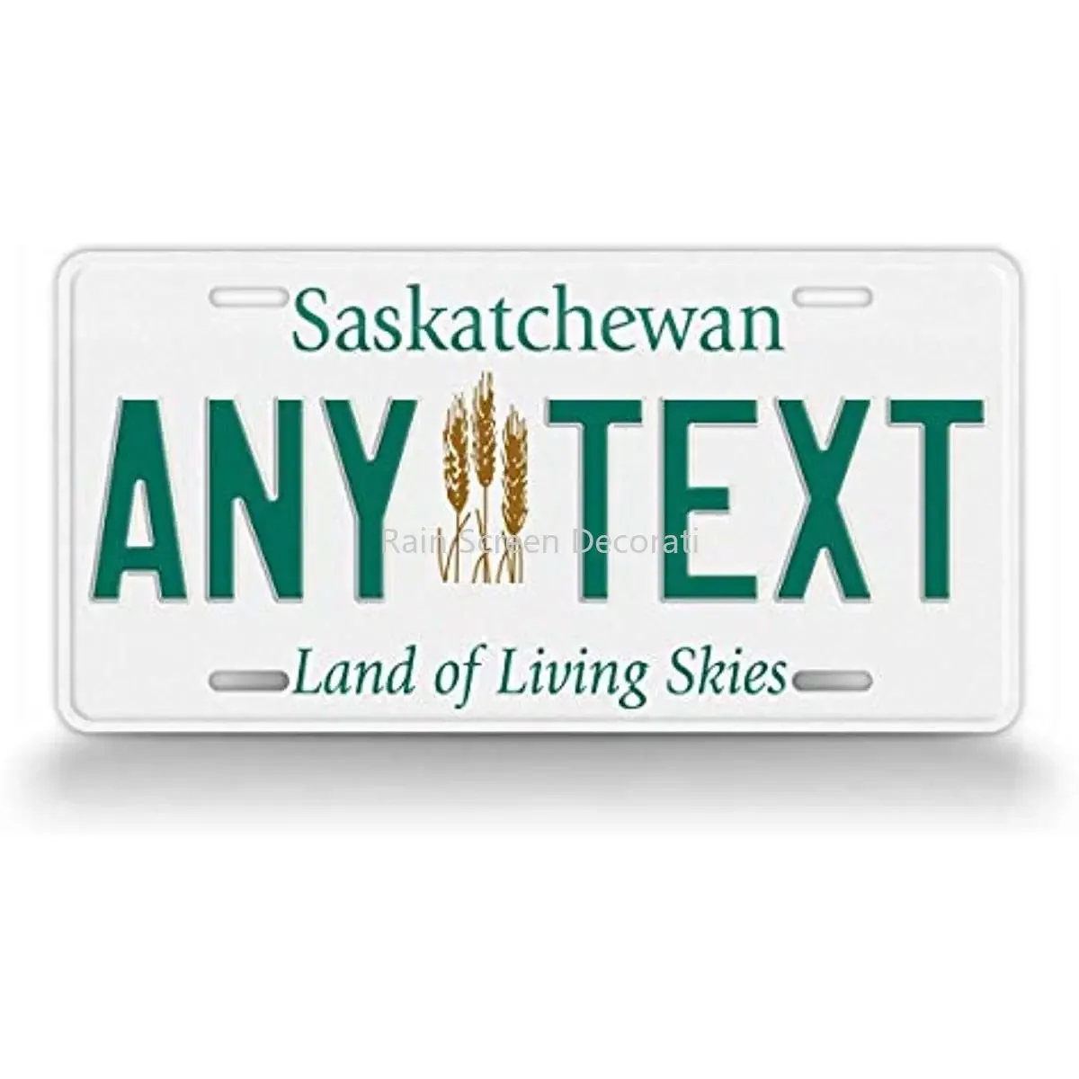 Custom Saskatchewan Canada Plate Any Text Canadian Land of Living Skies Auto Tag-Wall Decoration Metal Wall Sign
Custom Saskatchewan Canada Plate Any Text Canadian Land of Living Skies Auto Tag-Wall Decoration Metal Wall Sign