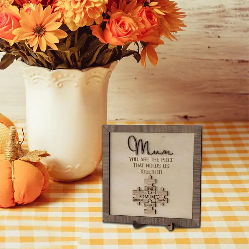 Mothers Day Puzzle Sign Person-alized Mom You Are The Piece That Holds Us Together Gifts For Mom Grandmom Mother Grandmother
Mothers Day Puzzle Sign Person-alized Mom You Are The Piece That Holds Us Together Gifts For Mom Grandmom Mother Grandmother