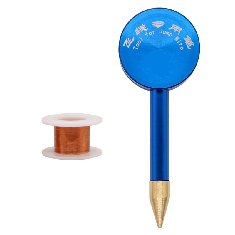 

Chip Jumper Wire Pen For 0.02Mm PCB Link Line Reel PCB Welding Soldering Repair