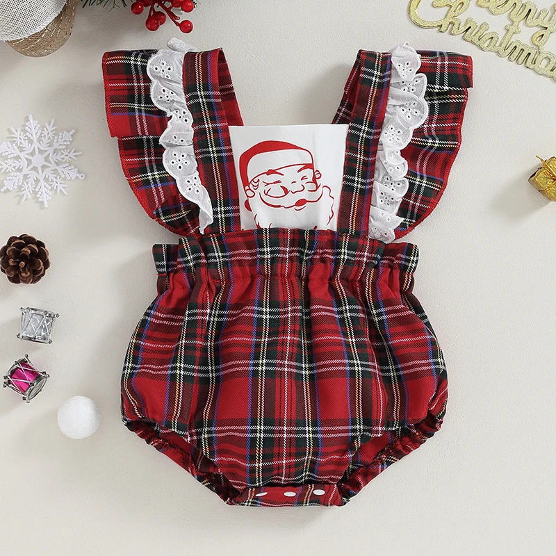 2023-08-04 Lioraitiin 0-24M Baby Girl Christmas Romper Fly Sleeve Santa Claus Print Plaid Jumpsuit Overalls for Daily Party
2023-08-04 Lioraitiin 0-24M Baby Girl Christmas Romper Fly Sleeve Santa Claus Print Plaid Jumpsuit Overalls for Daily Party