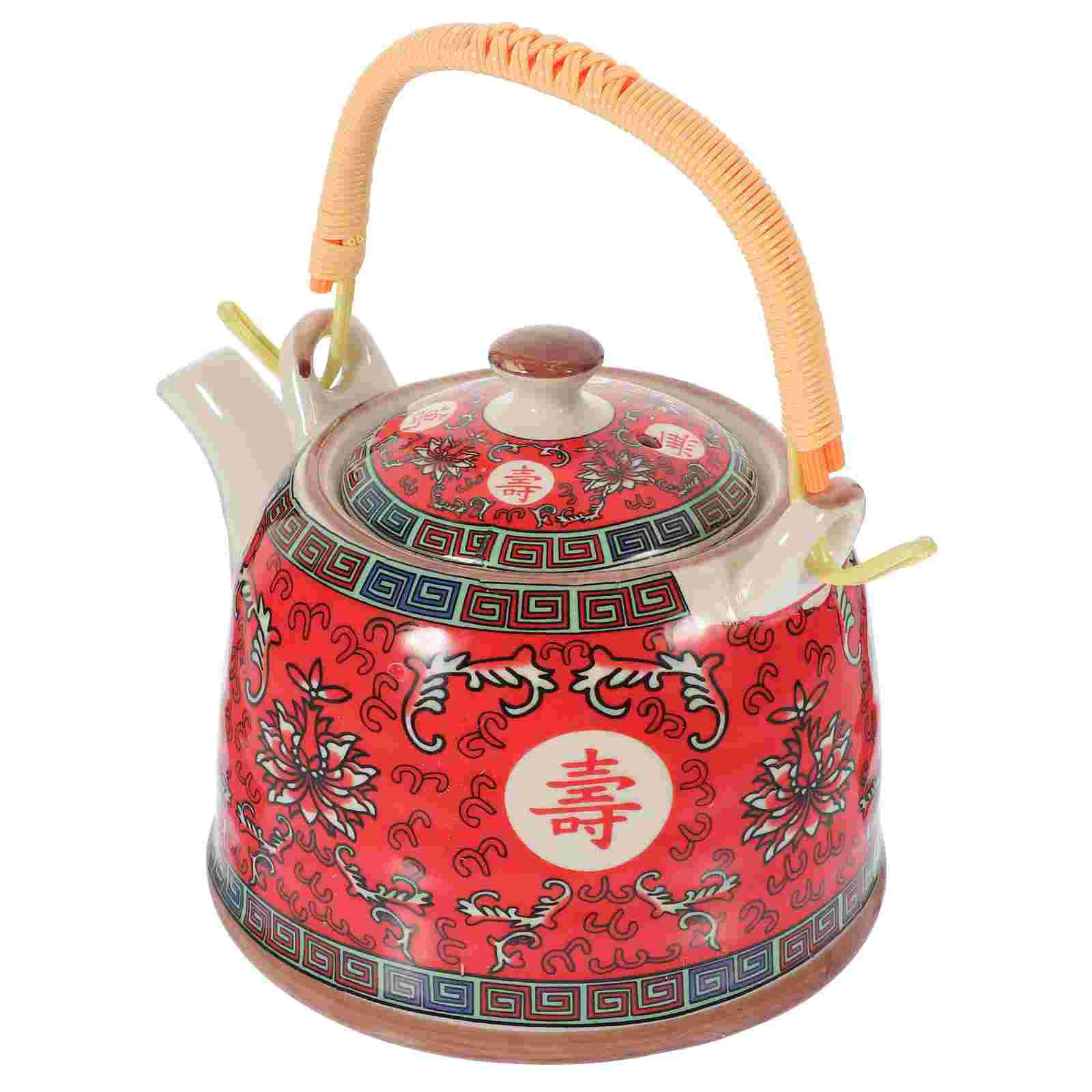 You Can Ceramic Teapot Handle Kettle Large Porcelain Vintage Chinese Style Travel
You Can Ceramic Teapot Handle Kettle Large Porcelain Vintage Chinese Style Travel
