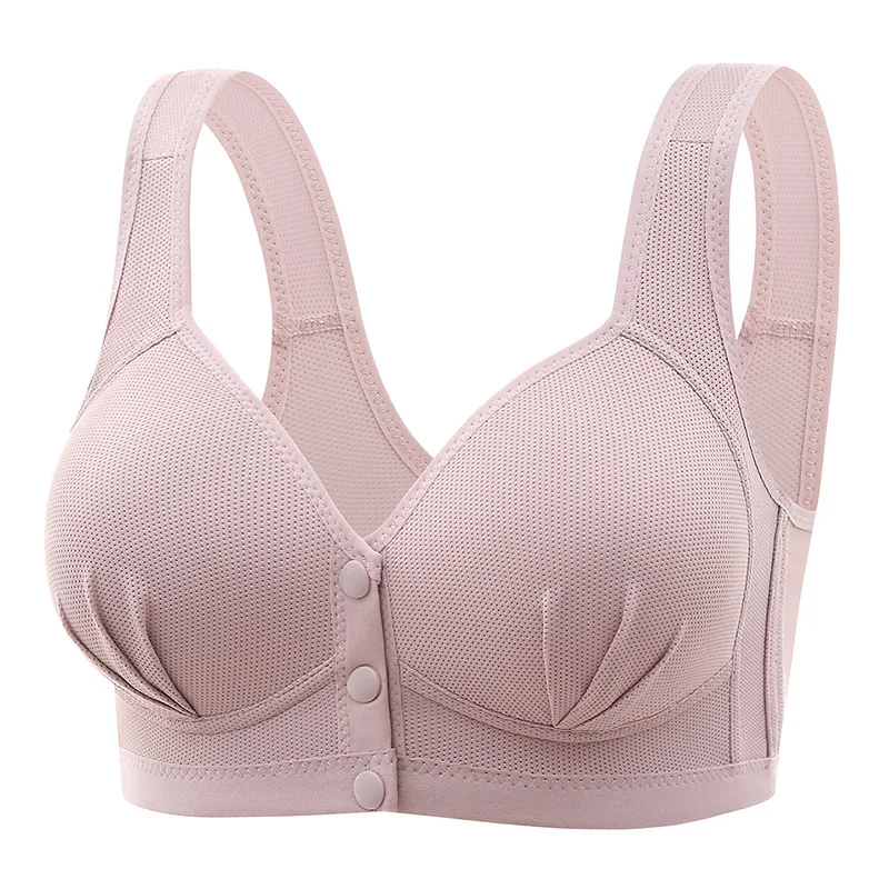 The New Large Size Front Closure Mother Back Underwear Thin Section Of Comfortable Breathable Push Up Adjustable Women's Bras
The New Large Size Front Closure Mother Back Underwear Thin Section Of Comfortable Breathable Push Up Adjustable Women's Bras