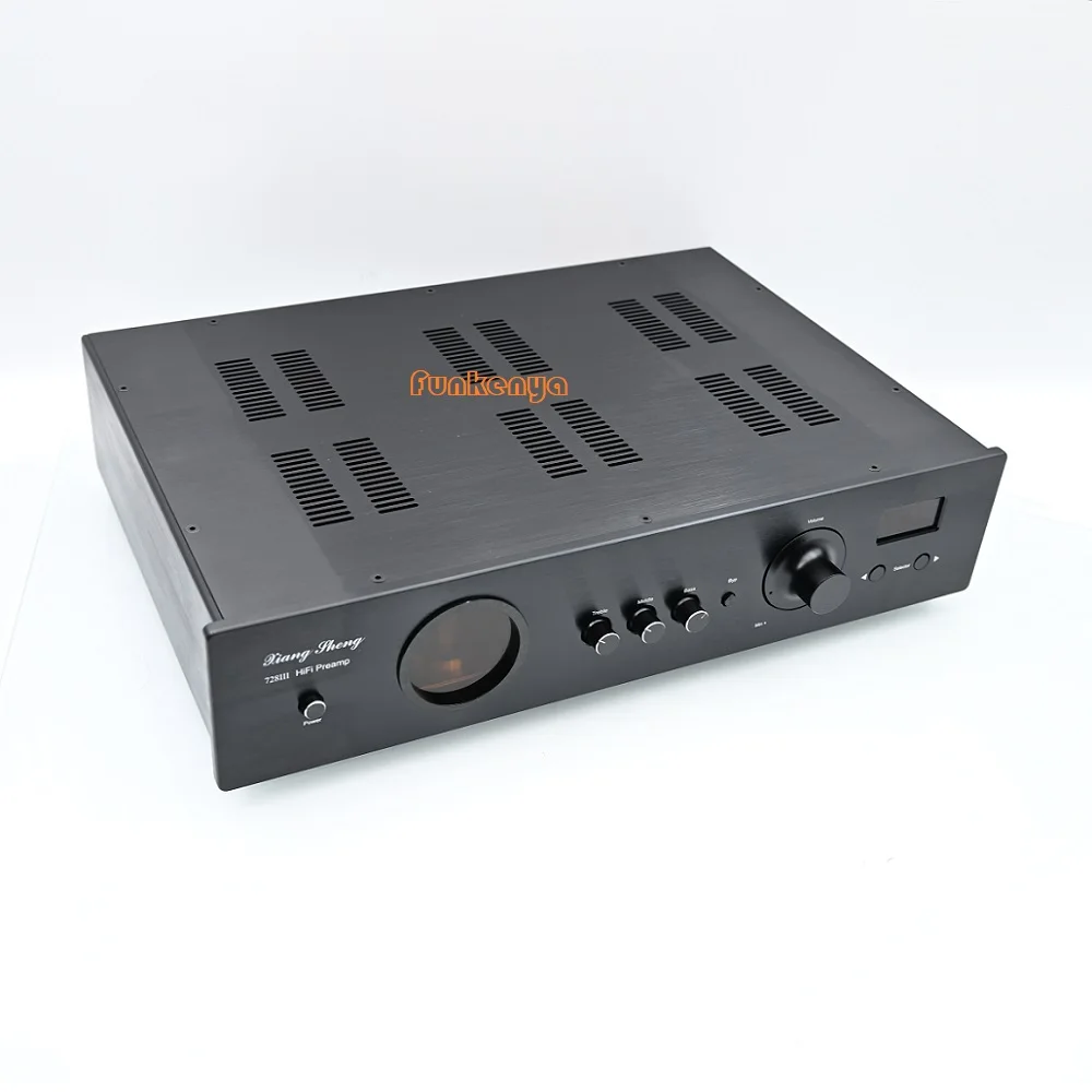 

Hifi Full Balanced Tube Preamp Amplifier Home Audio Preamplifier ECC81 ECC82 6Z4 Remote Control