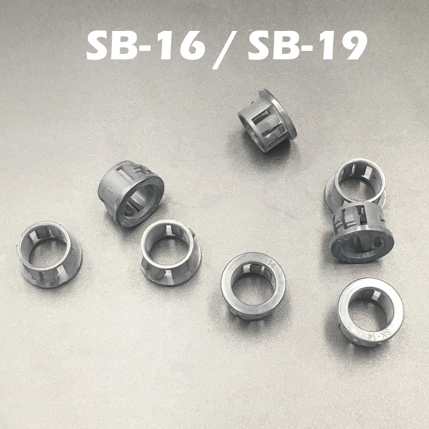 100pcs SB-16 SB-19 16mm 19mm Dia Panel Mount Hole Black Cable Hose Pipe Plastic Harness Protective Snap Bushing Grommet
100pcs SB-16 SB-19 16mm 19mm Dia Panel Mount Hole Black Cable Hose Pipe Plastic Harness Protective Snap Bushing Grommet