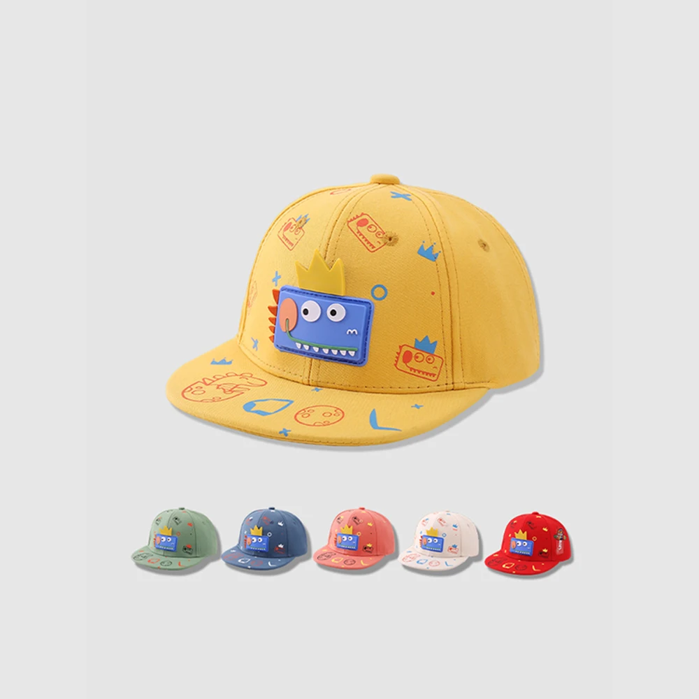 Children's Hats Spring New Handsome Cartoon Baseball Cap Kid's Casual Cool Sunshade Flat Rim Sun Caps
Children's Hats Spring New Handsome Cartoon Baseball Cap Kid's Casual Cool Sunshade Flat Rim Sun Caps