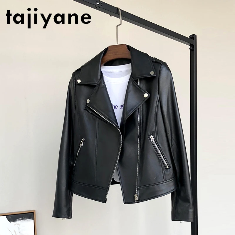 Tops Women Fashion High Quality Real Women's Sheepskin Coat Spring Short Motorcycle Female Jacket Women's Coats Mujer Chaqueta
Tops Women Fashion High Quality Real Women's Sheepskin Coat Spring Short Motorcycle Female Jacket Women's Coats Mujer Chaqueta