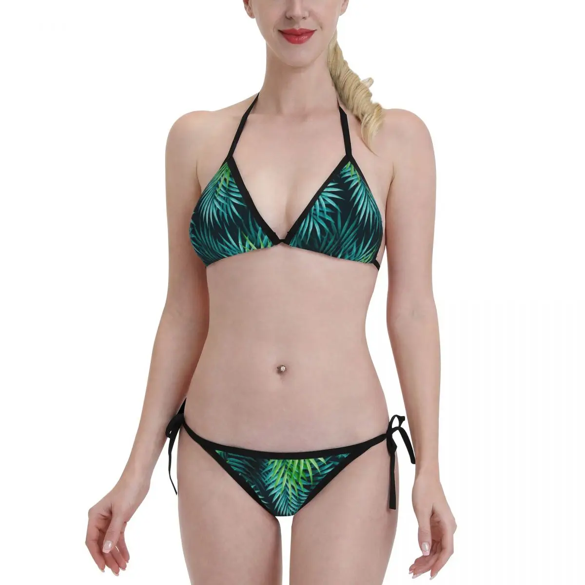 Exotic Leaves Leaf Sexy Wear Bikini Sets 2022 New Swimsuits Swimwear Jungle Plant Women Backless Bathing Suit Beachwear Set
Exotic Leaves Leaf Sexy Wear Bikini Sets 2022 New Swimsuits Swimwear Jungle Plant Women Backless Bathing Suit Beachwear Set