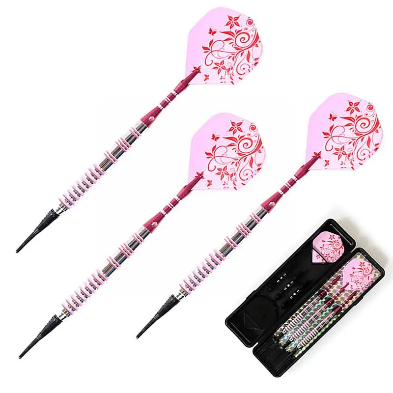 3 Pcs/set Dart Flower High Quality 17 Grams Soft Tip Dart Indoor Safety Sport Darts Professional Iron Body With Pink Dart Flight
3 Pcs/set Dart Flower High Quality 17 Grams Soft Tip Dart Indoor Safety Sport Darts Professional Iron Body With Pink Dart Flight