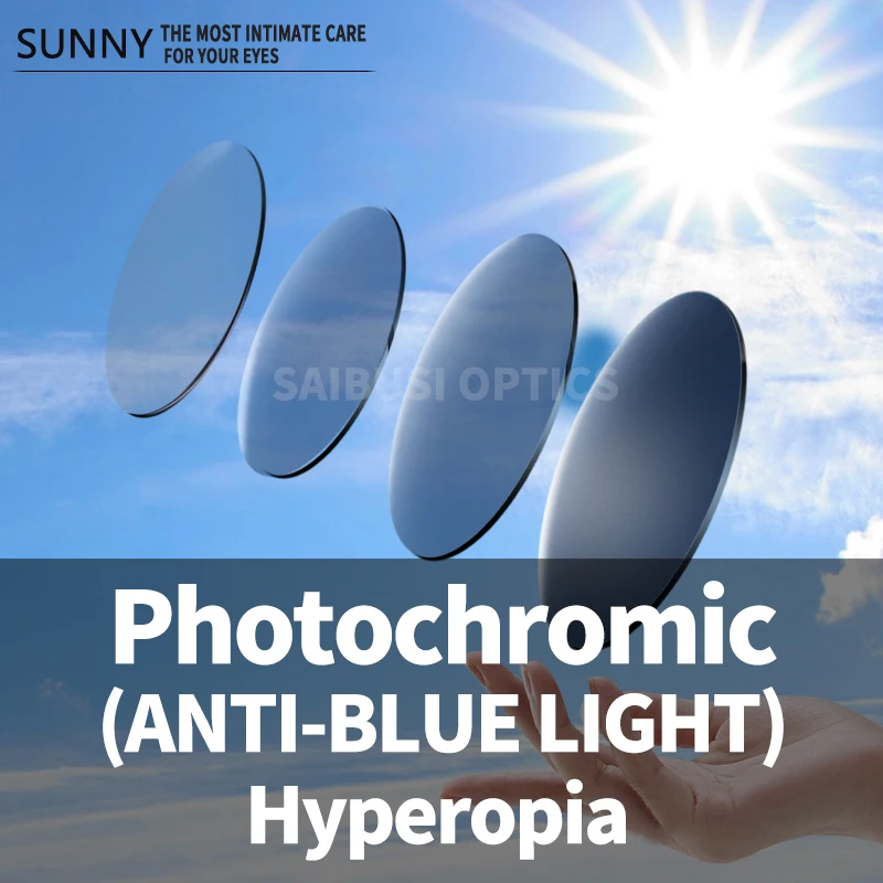 1.56 1.61 1.67 Aspherical Prescription Presbyopia Anti-blue chromochromic lens Sunglasses Lens Single vision UV400 Outdoor gray
1.56 1.61 1.67 Aspherical Prescription Presbyopia Anti-blue chromochromic lens Sunglasses Lens Single vision UV400 Outdoor gray