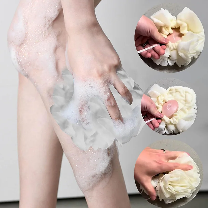 2-in-1 Bath Loofah Sponge, Exfoliating Bath Sponge with Adjustable Strap, Bath Sponge for Shower, Exfoliating Loofah Sponge
2-in-1 Bath Loofah Sponge, Exfoliating Bath Sponge with Adjustable Strap, Bath Sponge for Shower, Exfoliating Loofah Sponge
