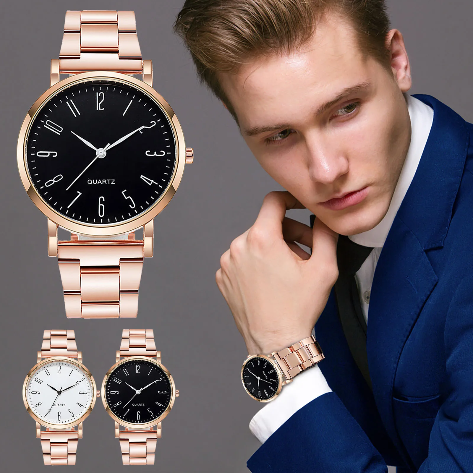

Повседневные кварцевые часы с цифрами и циферблатом, брендовые стальные женские круглые деловые наручные часы, роскошные часы, женские часы