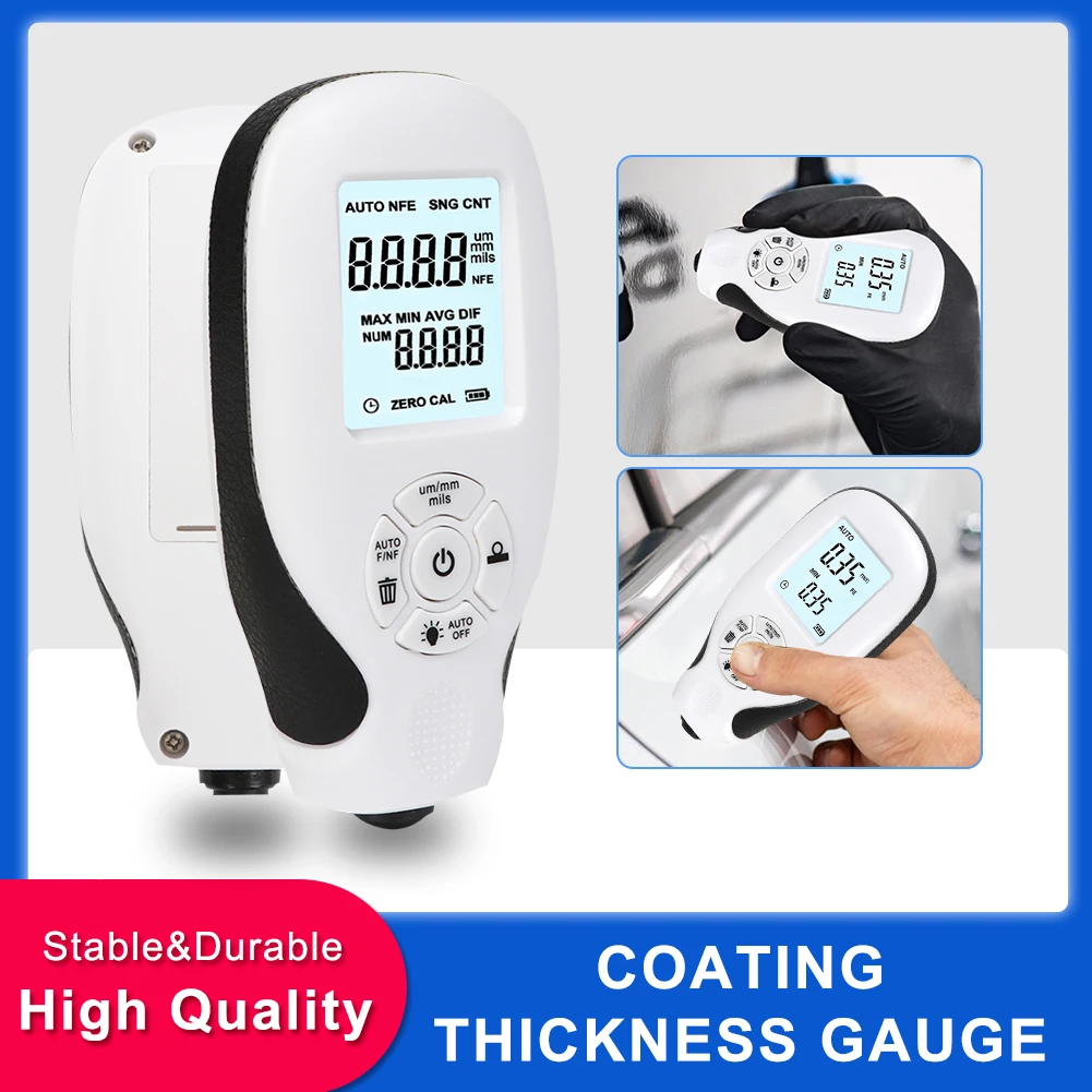 Automotive Thickness Gauge 0-2000UM Paint Film Thickness Tester Digital Display Automotive Manual Paint Thickness Gauge
Automotive Thickness Gauge 0-2000UM Paint Film Thickness Tester Digital Display Automotive Manual Paint Thickness Gauge