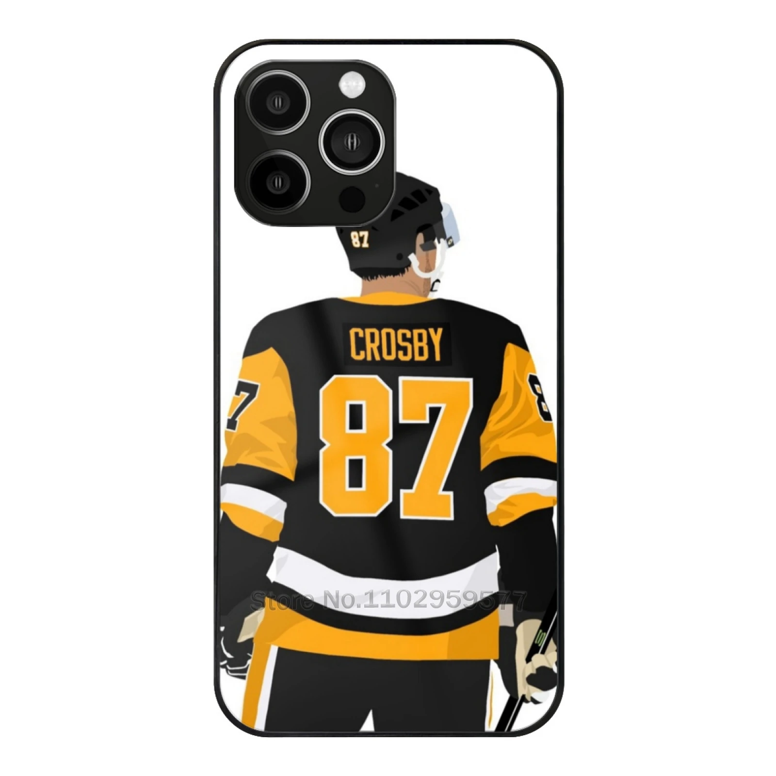 

Sidney Crosby 87 Glass Phone Case For Iphone 15 14 11 12 13 Pro Xr X 7 8 Xs Max 6S 5S Plus Cover Sidney Crosby Sidney Crosby