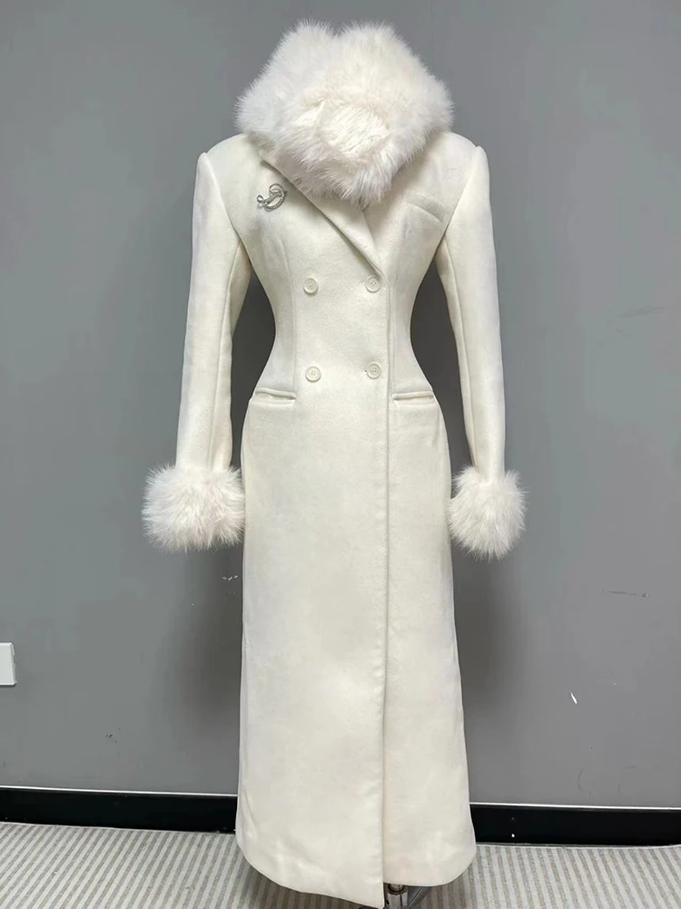 Autumn Winter Elegant Woolen Coat Women Long Sleeve Korean Fashion Vintage Jackets Ladies Outerwear Women Streetwear Warm Coat
Autumn Winter Elegant Woolen Coat Women Long Sleeve Korean Fashion Vintage Jackets Ladies Outerwear Women Streetwear Warm Coat