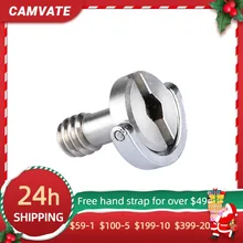 CAMVATE D-Ring Camera Screw Thumb Screw With Standard 1/4"-20 Thread For Tripod Stands /Camera/ Quickly Release Plate Mounting
CAMVATE D-Ring Camera Screw Thumb Screw With Standard 1/4"-20 Thread For Tripod Stands /Camera/ Quickly Release Plate Mounting