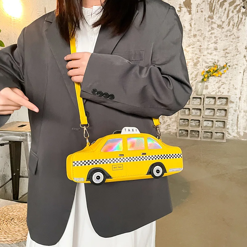 New Yellow Taxi Shape Shoulder Bag for Women Cute Cartoon Purses and Handbags Girls Crossbody Bag Female Casual Clutch Leather
New Yellow Taxi Shape Shoulder Bag for Women Cute Cartoon Purses and Handbags Girls Crossbody Bag Female Casual Clutch Leather