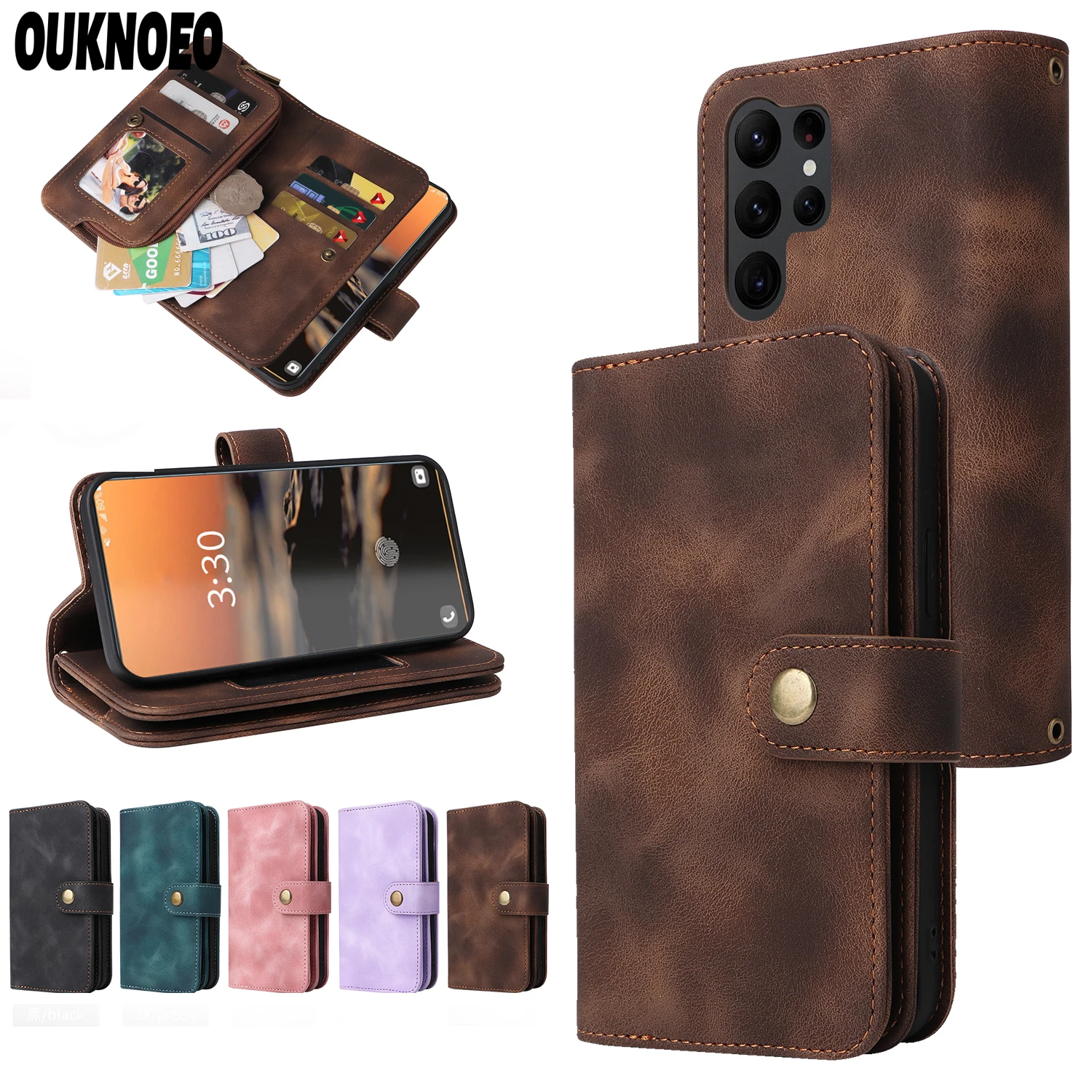 Wallet Leather Phone Case For Samsung Galaxy S23 S22 Ultra S21 S20 FE S10 S9 S8 Plus Note 20 Ultra 10 Pro 9 Flip Protect Cover
Wallet Leather Phone Case For Samsung Galaxy S23 S22 Ultra S21 S20 FE S10 S9 S8 Plus Note 20 Ultra 10 Pro 9 Flip Protect Cover