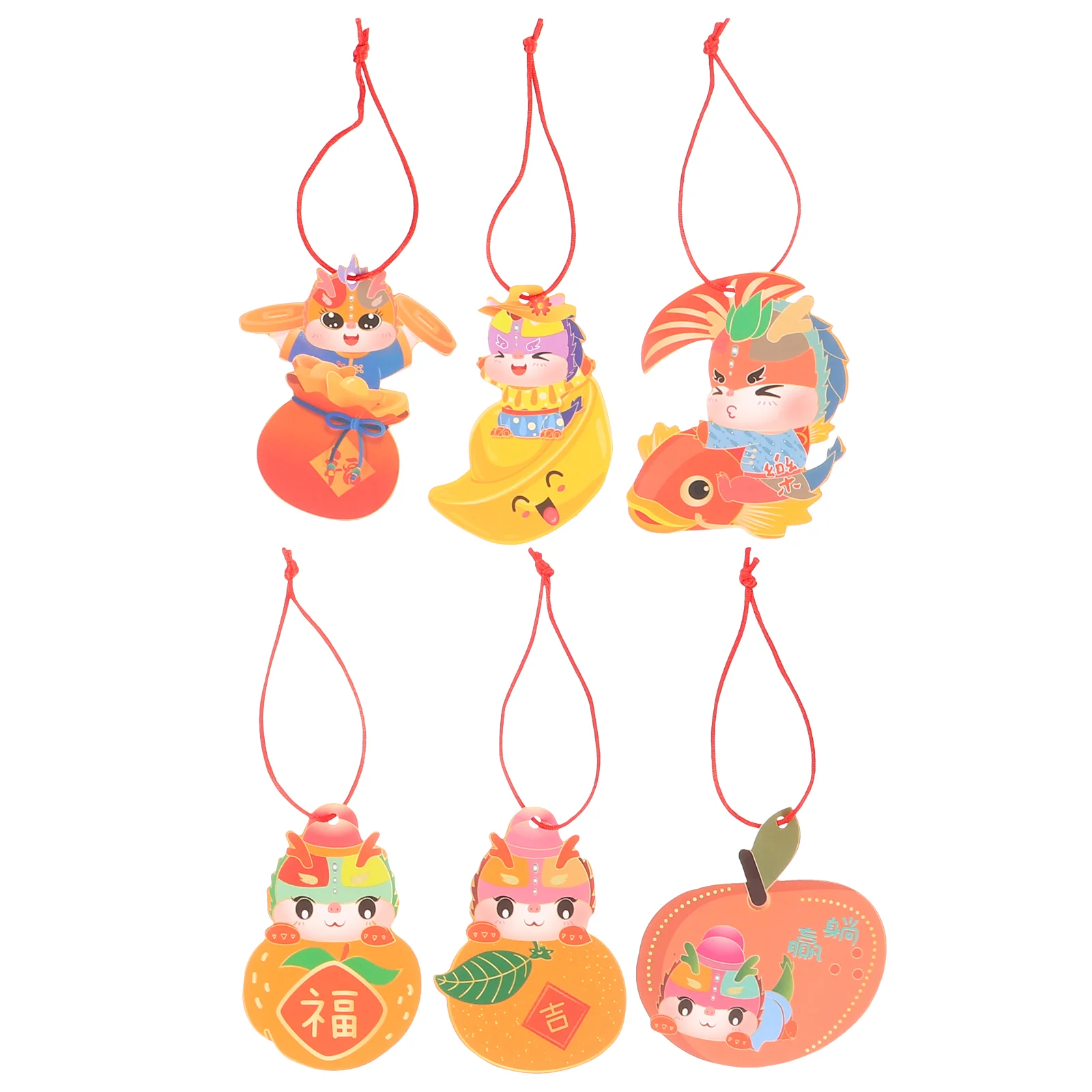6pcs New Year Dragon Pendant Bonsai Decoration Wall Window Spring Festival Ornaments
6pcs New Year Dragon Pendant Bonsai Decoration Wall Window Spring Festival Ornaments
