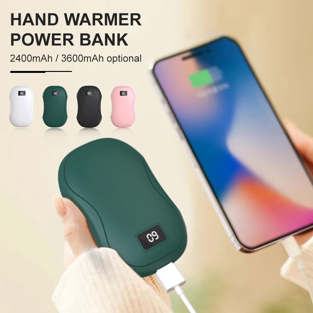 New 3600mAh Hand Warmers Power Bank Rechargeable 4-Sided Heating Warmer 3 Temp Level Digital Display For Travel Outdoor Camping
New 3600mAh Hand Warmers Power Bank Rechargeable 4-Sided Heating Warmer 3 Temp Level Digital Display For Travel Outdoor Camping