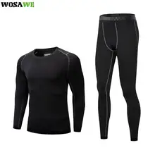 WOSAWE Mens Thermal Underwear Set Skiing Winter Warm Base Layers Tight Long Johns Top Bottom Set with Fleece Lined
WOSAWE Mens Thermal Underwear Set Skiing Winter Warm Base Layers Tight Long Johns Top Bottom Set with Fleece Lined