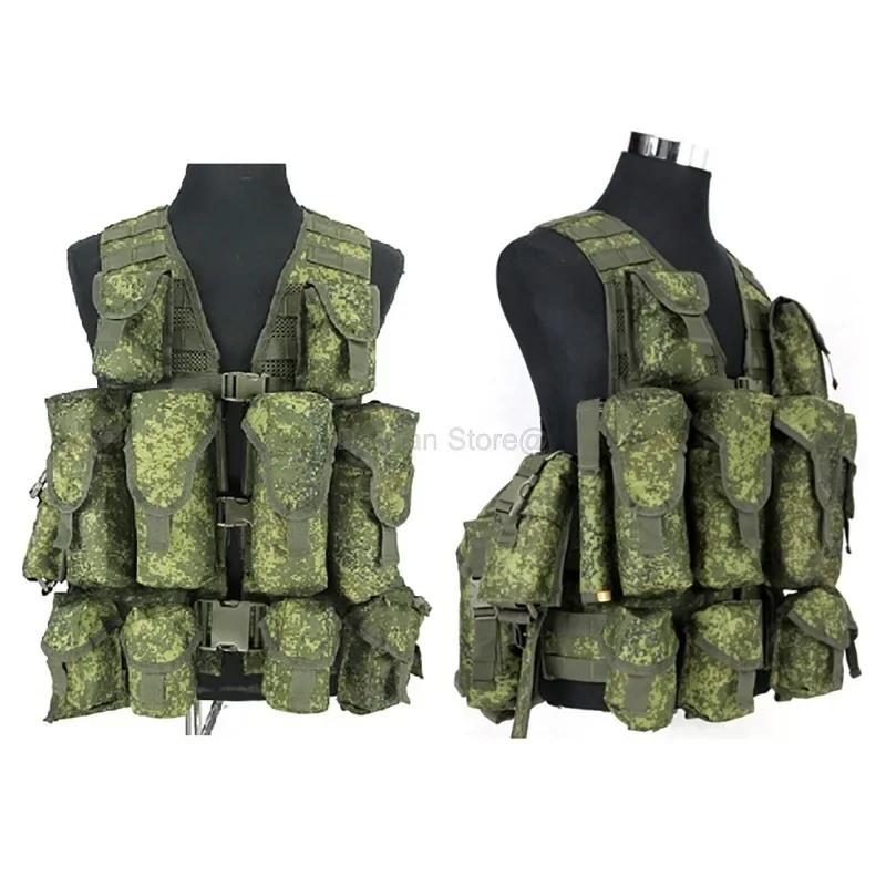 

Russian Military 6SH117 Tactical Vest EMR Army Combat Equipment Uniform New Style Outdoor MOLLE Bags Full Sets Tactical Vests