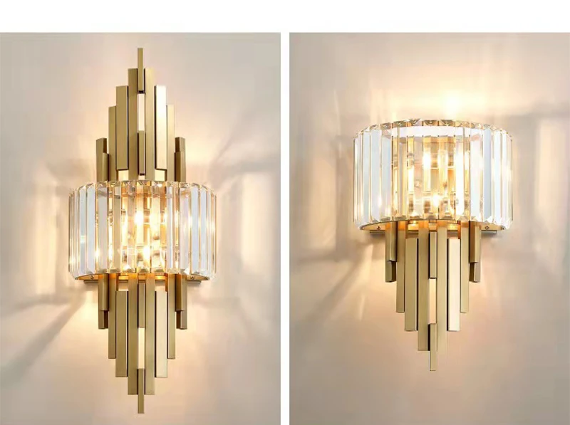 Light Luxury LED Wall Lamp Crystal Modern Wall Light Gold Nordic Wall Sconce Indoor Lighting Home Decor Living Room Bedroom Light Luxury LED Wall Lamp Crystal Modern Wall Light Gold Nordic Wall Sconce Indoor Lighting Home Decor Living Room Bedroom