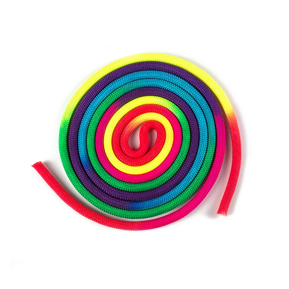 Wear-resistant Polyester For Sports Jump Rope Artistic Gymnastics Exercise Fitness Yoga Indoor Outdoor Training Rainbow Colour
Wear-resistant Polyester For Sports Jump Rope Artistic Gymnastics Exercise Fitness Yoga Indoor Outdoor Training Rainbow Colour