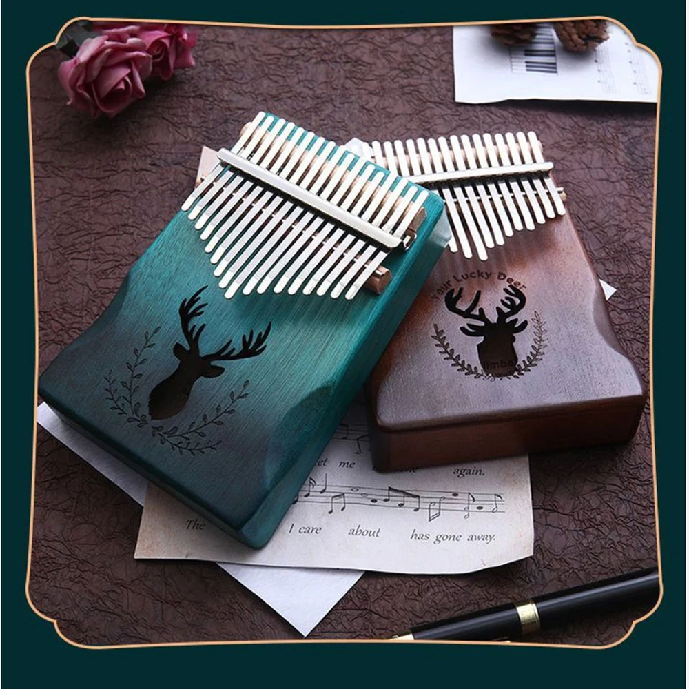 Thumb Piano 17/21 Keys Finger Piano with Tune Hammer Study Instruction Portable Hand Piano Gifts for Music Instrument Lover
Thumb Piano 17/21 Keys Finger Piano with Tune Hammer Study Instruction Portable Hand Piano Gifts for Music Instrument Lover