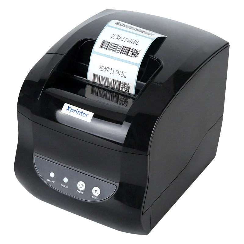 

xp 365b 20-80mm Xprinter Desktop Receipt Thermal Barcode sticker Mobile Label Printer with Auto Stripping