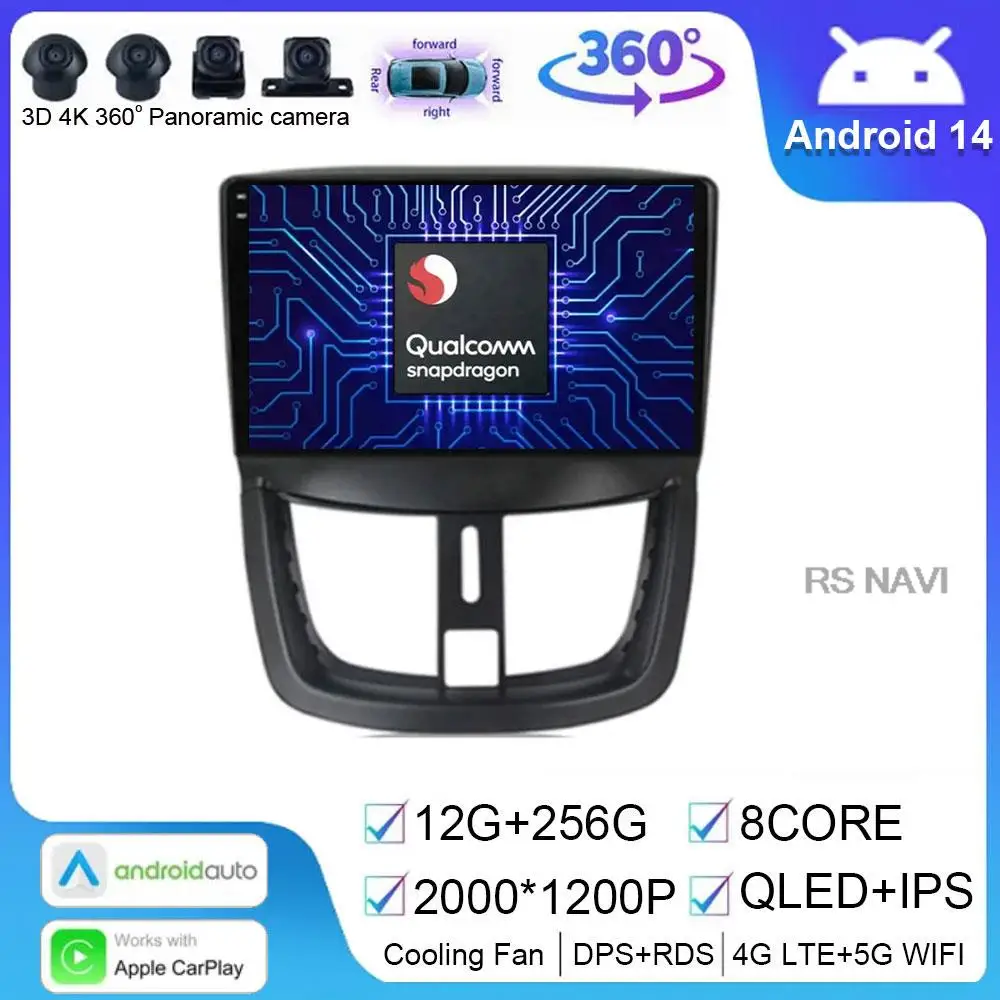 Android 14 Car Radio For Peugeot 207 CC 207CC 2006 2007 2008 2009 2010 - 2015 Multimedia Stereo Video Player Carplay Auto QLED
Android 14 Car Radio For Peugeot 207 CC 207CC 2006 2007 2008 2009 2010 - 2015 Multimedia Stereo Video Player Carplay Auto QLED
