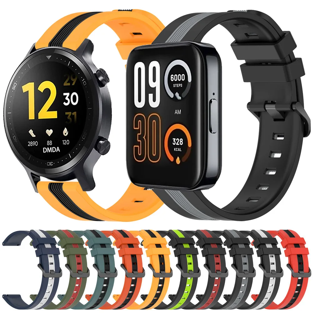 Ремешок силиконовый для смарт-часов Realme Watch 3 2 pro/Watch S Pro, браслет для Huawei gt 2/3, аксессуары для наручных часов, 20 мм 22 мм
Ремешок силиконовый для смарт-часов Realme Watch 3 2 pro/Watch S Pro, браслет для Huawei gt 2/3, аксессуары для наручных часов, 20 мм 22 мм