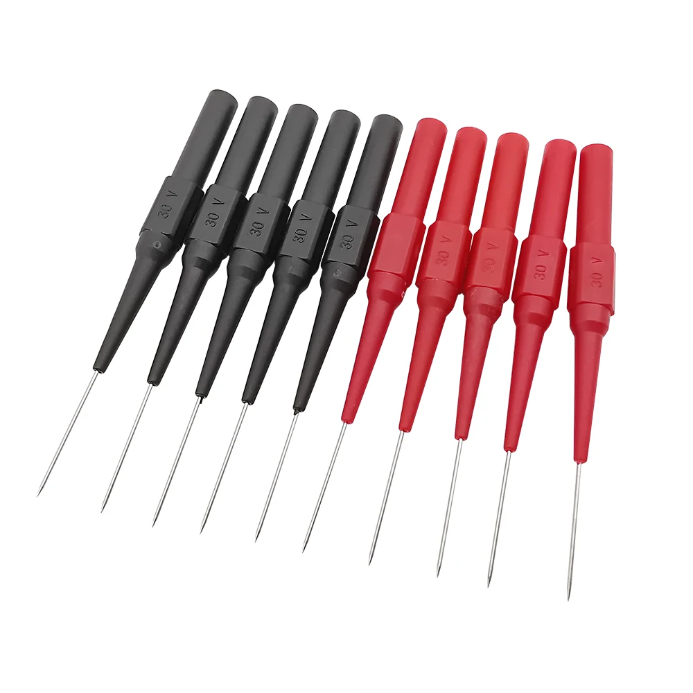 1/2/5Pair 0.7mm Digital Instrumentation Multimeter Test Probe Micro Pins 30V 1A Instrument Part Repair Test Puncture Lead Needle
1/2/5Pair 0.7mm Digital Instrumentation Multimeter Test Probe Micro Pins 30V 1A Instrument Part Repair Test Puncture Lead Needle