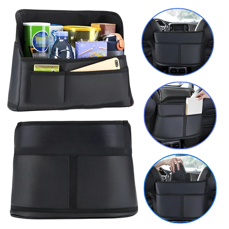 Leather Car Seat Middle Handbag Storages Car Front Seat Organizer Storage Bag for Tablet Tissue Water Cup Pocket Stowing Tidying
Leather Car Seat Middle Handbag Storages Car Front Seat Organizer Storage Bag for Tablet Tissue Water Cup Pocket Stowing Tidying