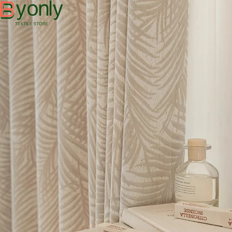 French Cream Beige Plant Jacquard Thickened Chenille Curtains for Living Room Bedroom French Window Balcony Window
French Cream Beige Plant Jacquard Thickened Chenille Curtains for Living Room Bedroom French Window Balcony Window